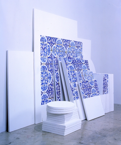 ADRIANA VAREJÃO, Azulejaria 'de Tapete' sobre Telas (Carpet-Style Tilework on Canvases), 1999