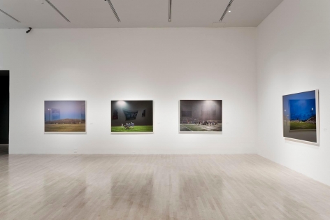 Installation view of Catherine Opie: Figure and Landscape at the Los Angeles County Museum of Art, Los Angeles