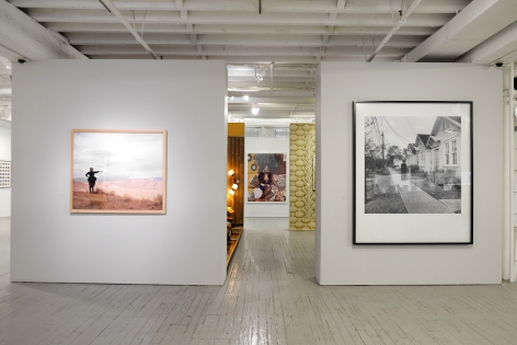 Muse: Mickalene Thomas Photographs and tête-à-tête, Installation view, Aperture Foundation, NY, NY