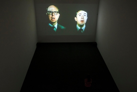 Gilbert & George Films and Video Sculptures, 1972-1981 Installation view 1
