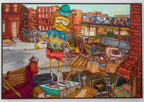 OSGEMEOS, South Bronx, 2016