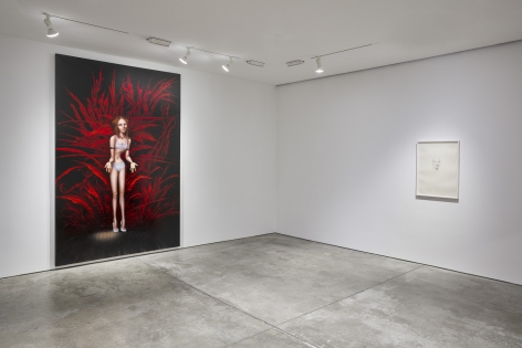 Margherita Manzelli, Bluebird, Installation view, Lehmann Maupin, New York, 2019