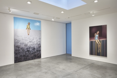 Margherita Manzelli, Bluebird, Installation view, Lehmann Maupin, New York, 2019