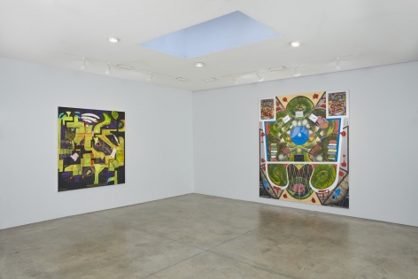 cart, horse, cart, Installation view at Lehmann Maupin, New York 22nd Street