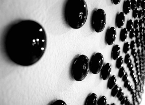 TERESITA FERNÁNDEZ Projection Screen (Black Onyx), 2007 (detail)