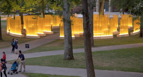 Teresita Fernández, Autumn (...Nothing Personal), 2018