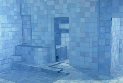 ADRIANA VAREJÃO, Blue Sauna, 2003