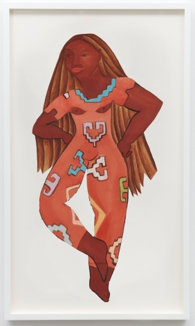 CECILIA VICUÑA, India Roja Recortada, 1976