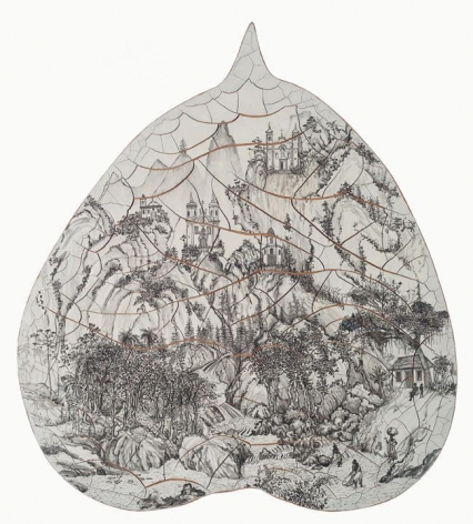 ADRIANA VAREJÃO Paisagem sino-brasileira, 2015