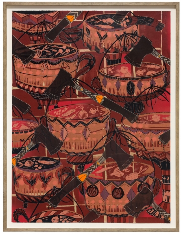 LARI PITTMAN, Found Buried: Textile for a Political Demonstration, 2020