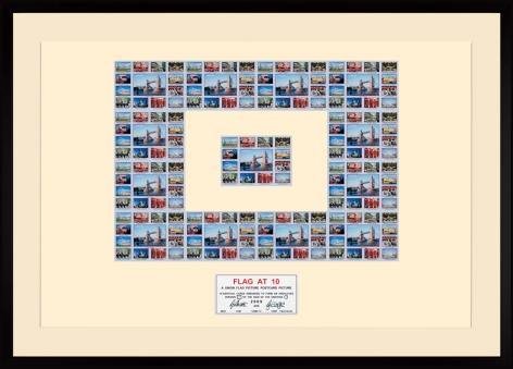 GILBERT & GEORGE, Flag At 10, 2009