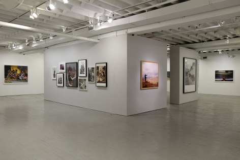Muse: Mickalene Thomas Photographs and tête-à-tête, Installation view, Aperture Foundation, NY, NY
