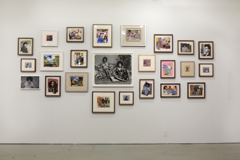 Muse: Mickalene Thomas Photographs and tête-à-tête, Installation view, Aperture Foundation, NY, NY