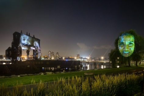 TONY OURSLER Tear of the Cloud, 2018 