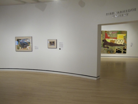 Installation view of Mickalene Thomas at Giverny at Telfair Museums' Jepson Center for the Arts. Courtesy of Telfair Museums, Savannah, GA