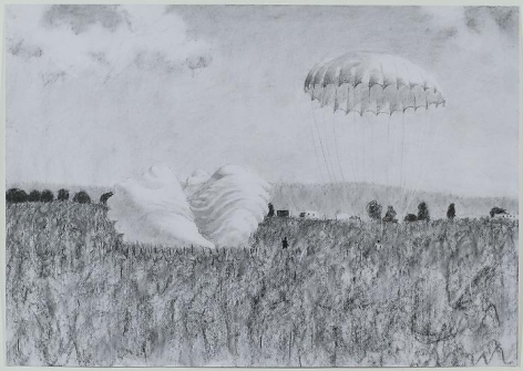 ALEXEY KALLIMA From the series "Chechen Women's Team of Parachute Jumping and Its Virtual Fans", 2008