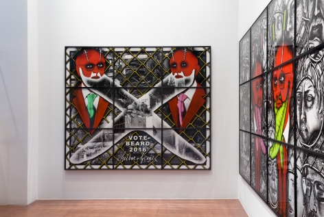 Gilbert & George, THE BEARD PICTURES, Installation view, Lehmann Maupin Seoul