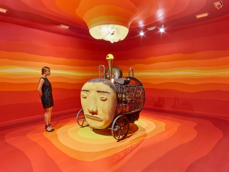 OSGEMEOS, O Beijo (The Kiss), 2015–2016