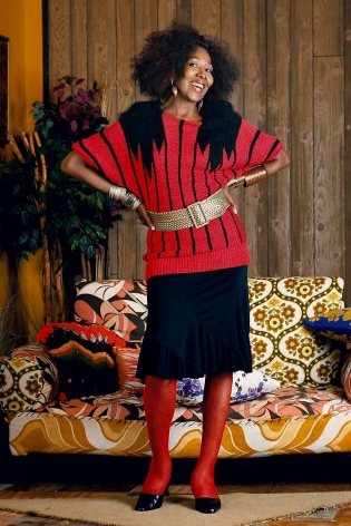 MICKALENE THOMAS Sandra: She's a Beauty Standing, 2012