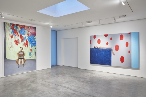 Margherita Manzelli, Bluebird, Installation view, Lehmann Maupin, New York, 2019