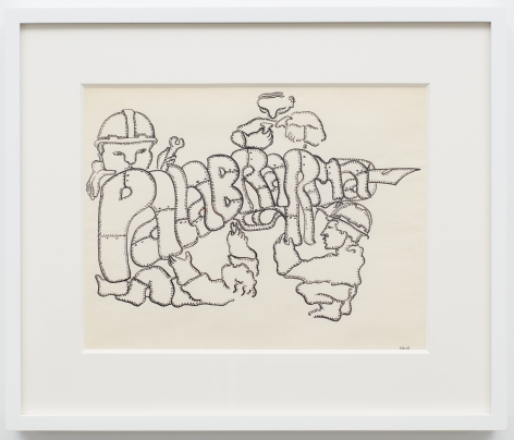 CECILIA VICUÑA, Palabrarma (obreros palabreando), 1977-1978