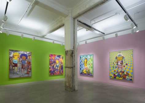 OSGEMEOS, Déjà Vu installation view 1