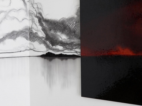 Teresita Fernández, Fire (America) installation view 4