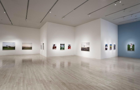 Installation view of Catherine Opie: Figure and Landscape at the Los Angeles County Museum of Art, Los Angeles