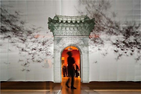 Do Ho Suh, Gate Installation view, Luminous: The Art of Asia Seattle Art Museum, 2011 photo by Nathaniel Willson