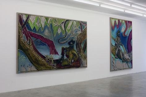Installation view, Paintings Sweet Paintings, Neuer Aachener Kunstverein
