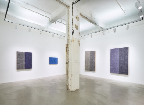 McArthur Binion, Hand:Work:II, Installation view at Lehmann Maupin, Hong Kong