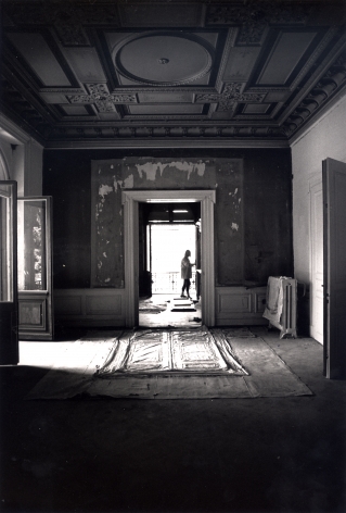 Heidi Bucher at Villa Bleuler, Schweiz, 1991. Photo: Hans Peter Gächter. Photo credit: Peter Gaechter & Clahsen.