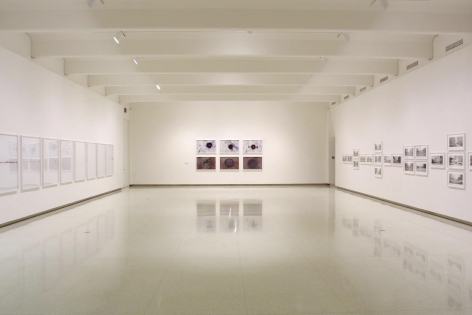 Installation view of Catherine Opie: Skyways & Icehouses at the Walker Art Center, Minneapolis