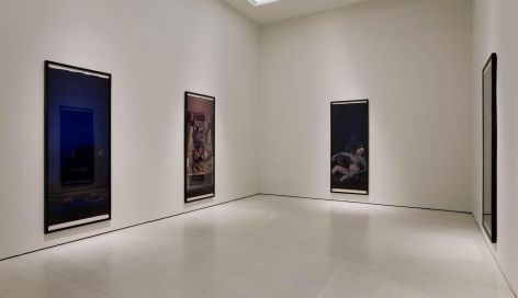 Installation view of Catherine Opie: American Photographer at the Solomon R. Guggenheim Museum, New York