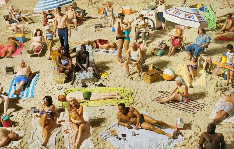 ALEX PRAGER Crowd #3 (Pelican Beach), 2013
