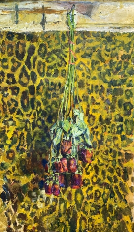 Jesse Edwards A Dozen Roses with Leopard Print, 2019