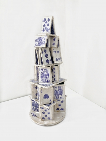 Jesse Edwards Cardhouse with Joker Standing, 2019