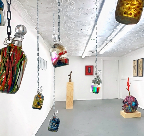 Installation photo from Unsympathetic Magic exhibition, NYC 2020