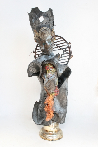 Andre Eugene Ezili Ak de figi gen Bebe (Erzulie with two faces has Baby), 2010