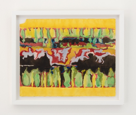 Sara Kathryn Arledge Untitled (Yellow, Red, Black)