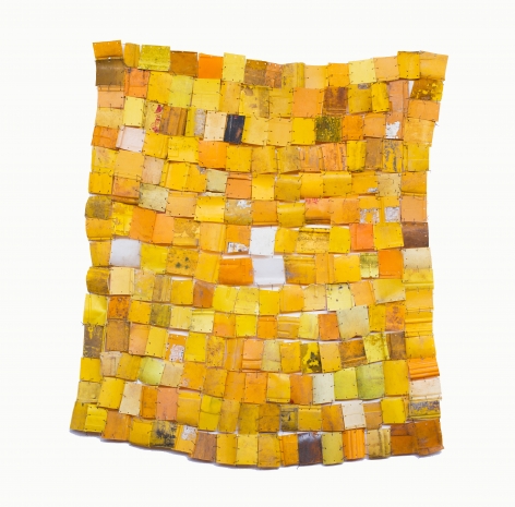 BRINTZ GALLERY, SERGE ATTUKWEI CLOTTEY, How far are we?, 2015, Plastics, wire and oil paint, 62 by 58 inches, Unique Art