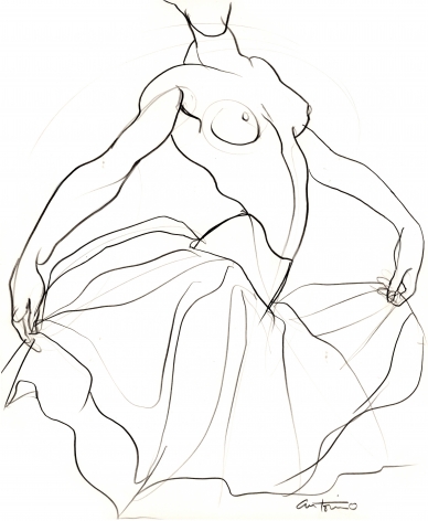 Female Dancer by Antonio Lopez