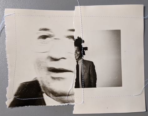 Christopher Makos, Untitled Sewn Portrait Gorbachev