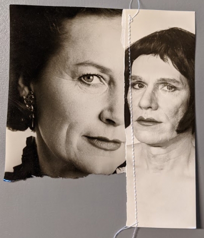 Christopher Makos, Untitled Sewn Portrait Warhol