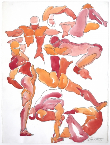 Color drawing by Antonio Lopez