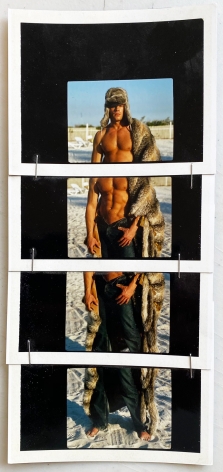 Christopher Makos, Fur Coat On Miami Beach