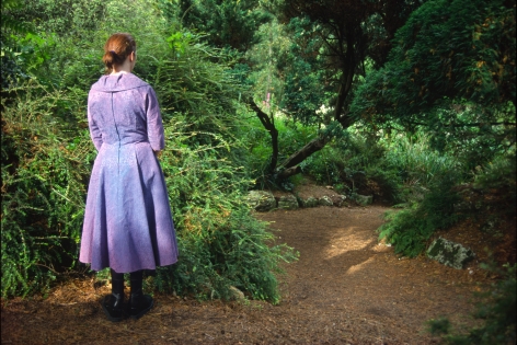 Susan MacWilliam Garden Series: Girl Standing 2001/2006, digital print, 16 x 24 inches, ed: 5.