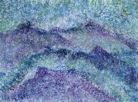 Kenneth Young South Africa 1997, acrylic on paper, 22 x 30 inches.