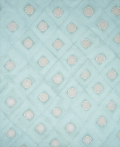 Howard Mehring Wallshot 1957, magna on canvas, 52 x 42.5 inches.