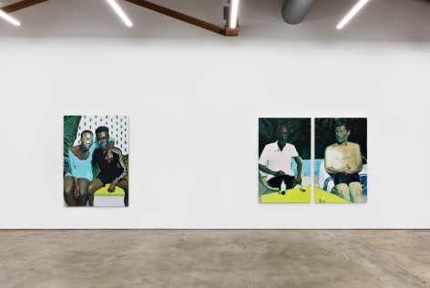 Installation View of Jonathan Wateridge: Inland Water (February 16-March 17, 2021) Nino Mier Gallery, Los Angeles, CA